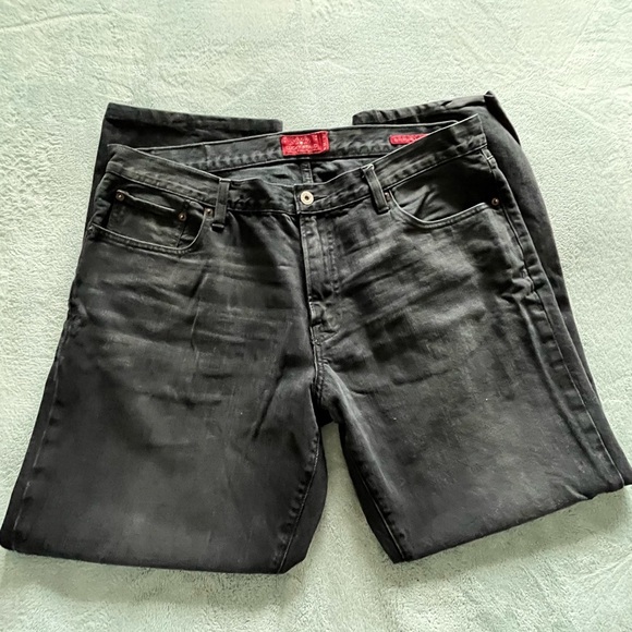 *LIKE NEW*. Lucky Brand 221 Original Straight Black Jeans - Picture 5 of 8